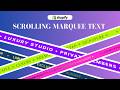 How to add announcement marquee scrolling text animation slider in shopify   header section  code