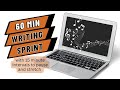 60 minute Writing Sprint: Mellow Piano Music Soundtrack | Timed Word Sprint for Writers