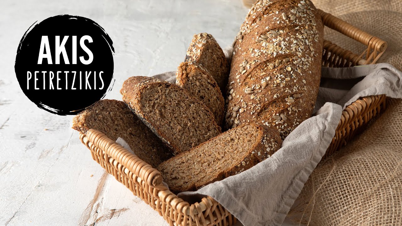 Seeded Whole Wheat Bread | Akis Petretzikis