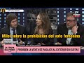 MILEI SOBRE LA PROHIBICIÓN DEL VOTO FEMENINO - Javier Milei en La Nación + 25/11/2021