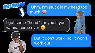 Juice WRLD - In My Head Lyric Prank ON CRUSH?!😍 *No Way She Said This...*