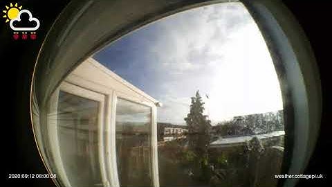 Weather timelapse of Saturday 12 September 2020