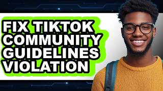 How to Fix Tiktok Community Guidelines Violation - Full Guide