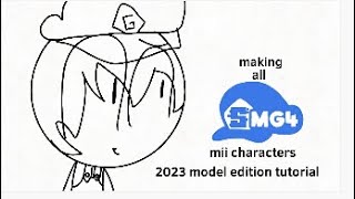 Making All Smg4 Mii Characters 2023 Model Edition Tutorial