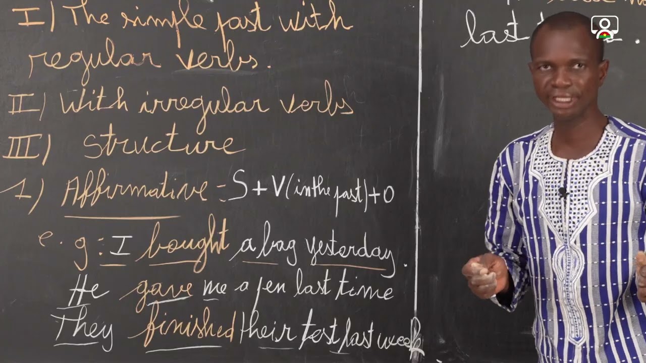 Урок английской грамматики CourseTleD 01 Seq03 Простое прошедшее время или претерит