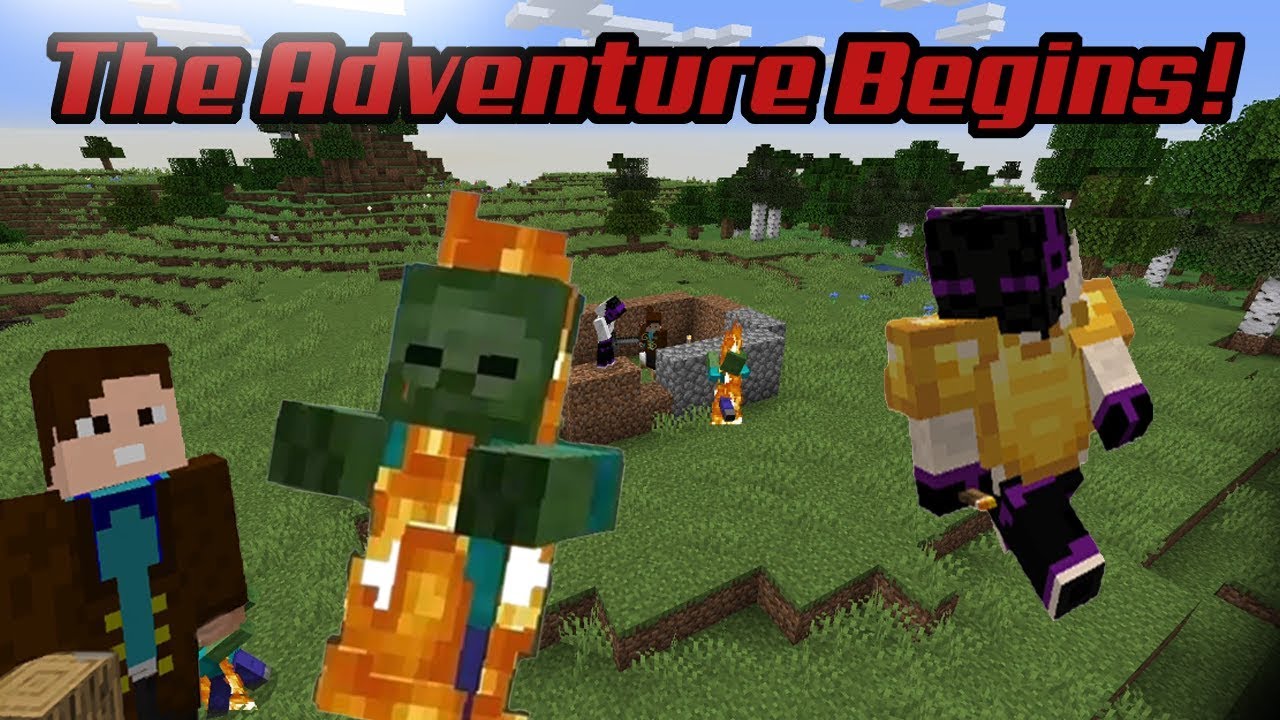 We begin our new Minecraft Adventure! - YouTube