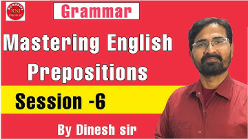 Mastering Fixed Prepositions In English Grammar 2023 | Prepositions Awareness With Dinesh Sir