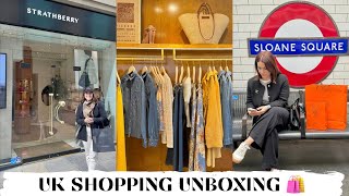 UK SHOPPING HAUL 🛍️ trying a Herbag & tons of eye candy: Strathberry, Hermes, Sezane