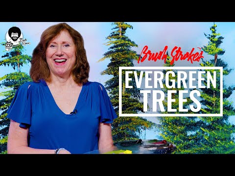 Evergreen Trees with CRI® Carolyn Saletto | Brush Strokes