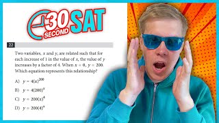 SAT | Test 3 Digital | Module 2 | Problem 22 - IN 30 SECONDS OR LESS