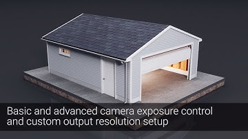V-Ray Next for Rhino – Basic and advanced camera exposure control and custom output resolution setup
