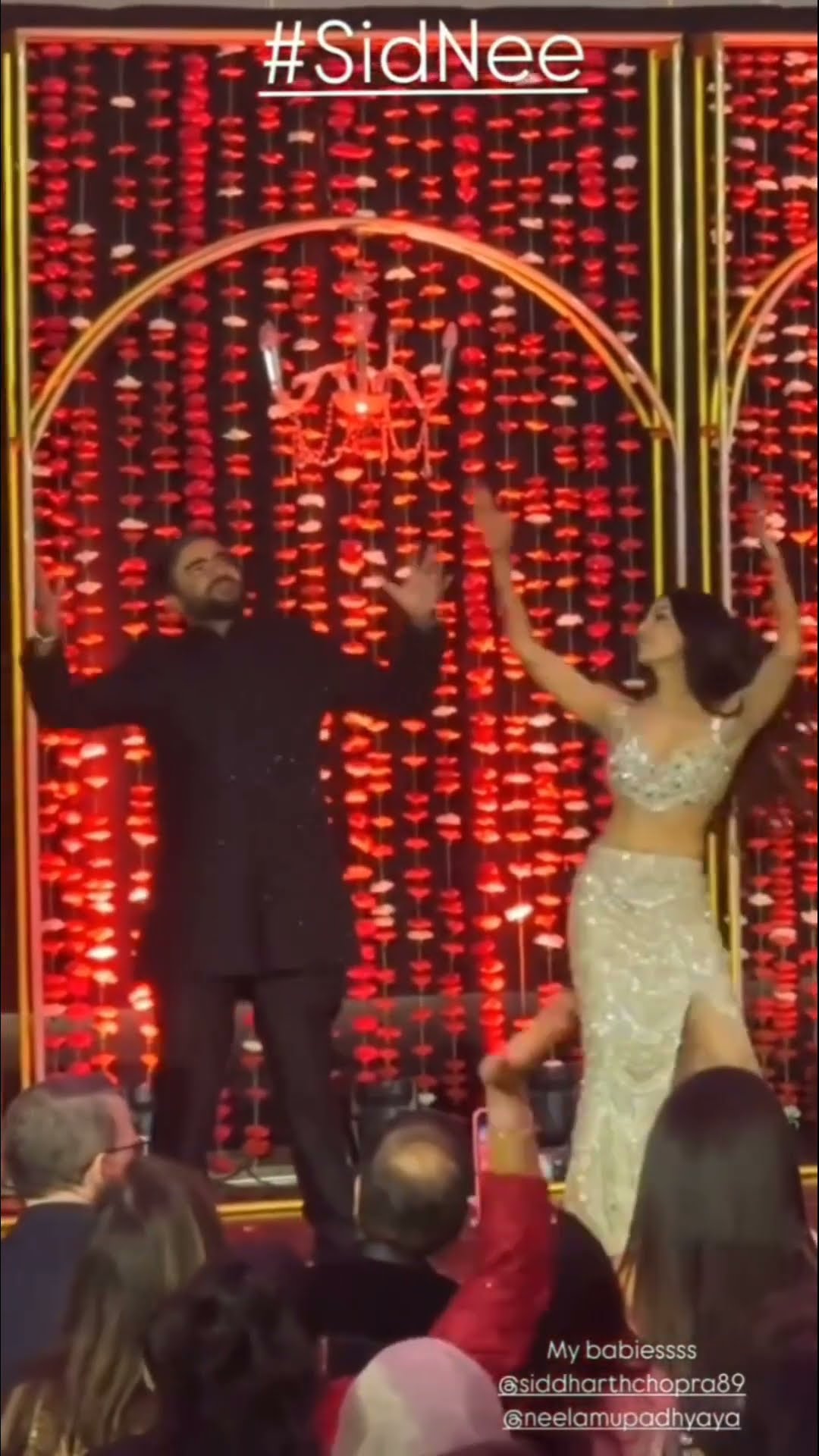 Priyanka Chopra's brother Siddharth and Bhabhi Neelam's FIRE performance at their Sangeet ? #shorts