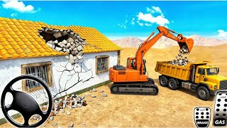 JCB City Road Construction Simulator 3D - City Construction Road Builder Simulator -Android Gameplay screenshot 2