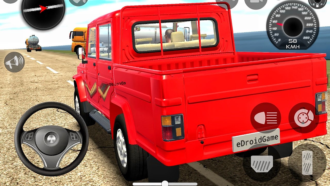 New Indian Cars: Real 4x4 Bolero Truck Craziest Driving: Gadi Wala Game - Car Game Android Gameplay