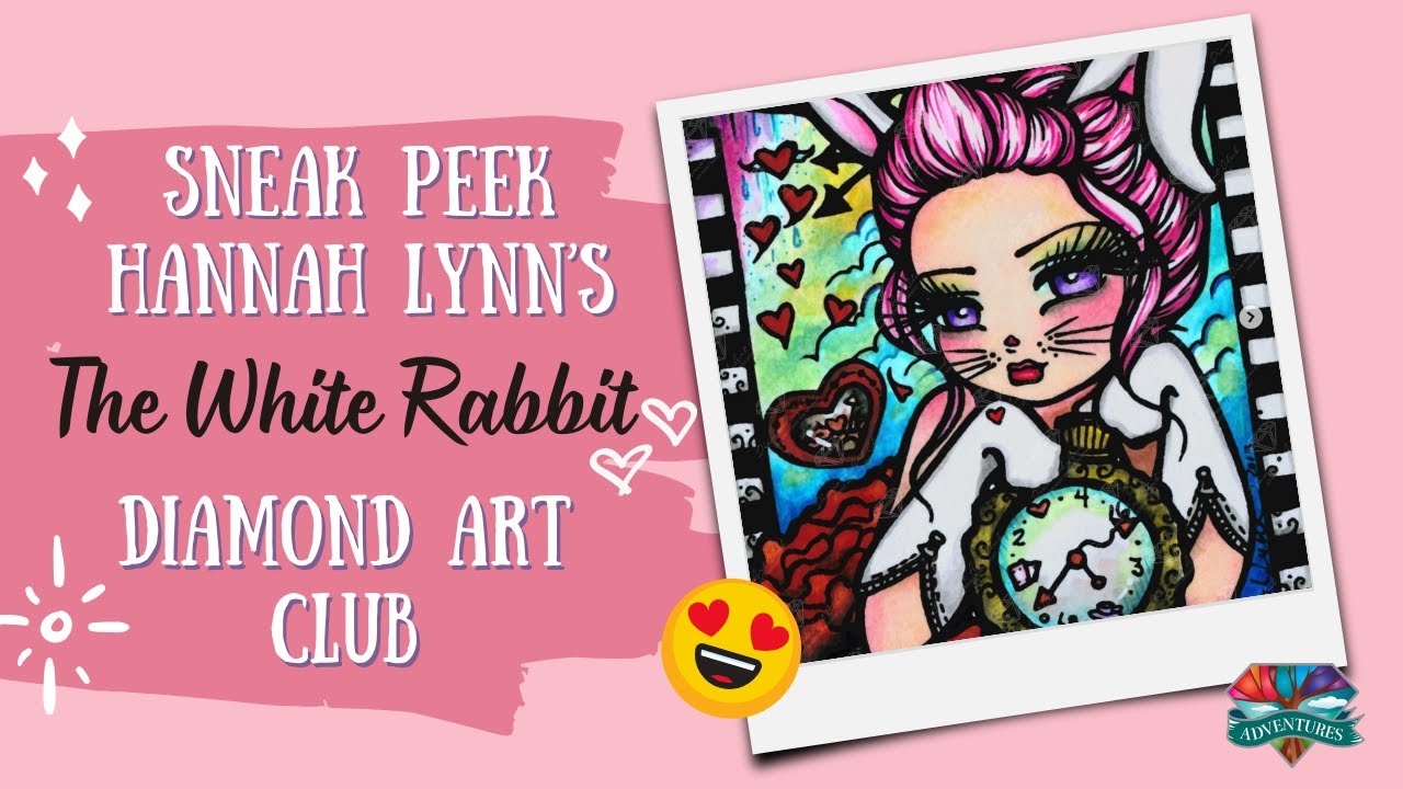 Hannah Rabbit Sneak Peek Diamond Art Club-