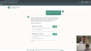 Akshay Lakkur, Sohum Uttamchandani CommunityConnect App Demo