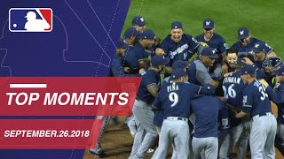 Top 10 Moments Around Mlb September 26, 2018