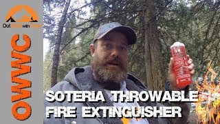 Soteria Throwable Fire Extinguisher - Lost Footage! Soteria Throwable Fire Extinguisher Deep Seated Fire
