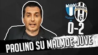 Post Malmoe Juventus 0-2 con Antonio Paolino