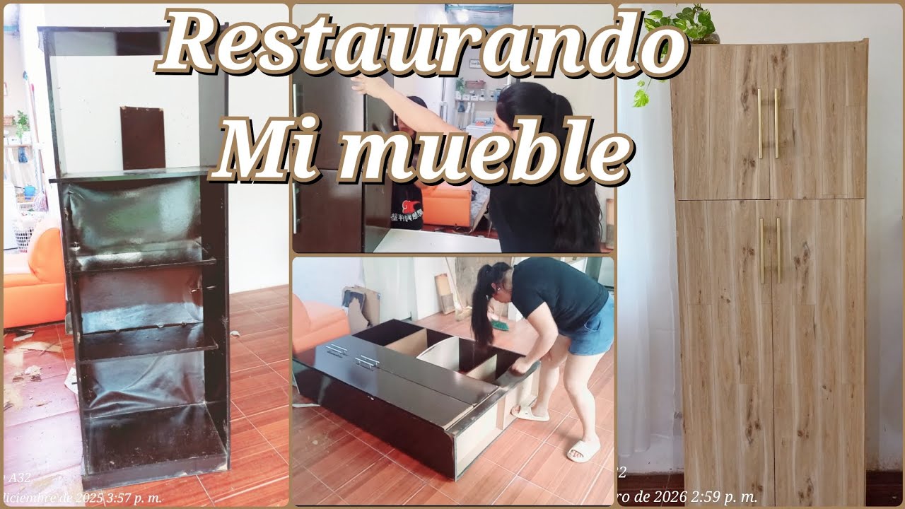 REFORMA EXTREMA DE MI MUEBLE ✨️ dándole una segunda oportunidad a mi mueble   