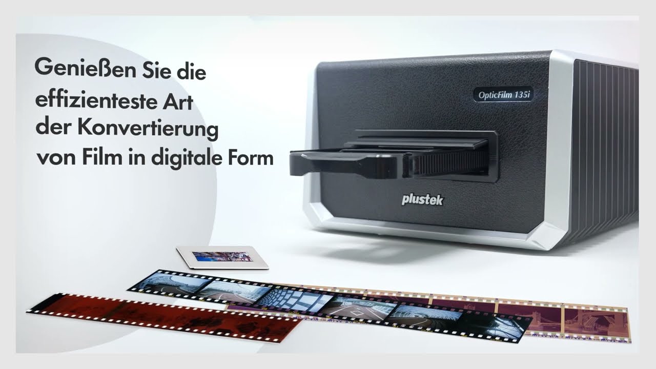 Automatischer Film Stapelkonvertierung von 35-mm-Dias und Filmnegativen mit Einer Auflösung von 7200 DPI Plustek OpticFilm 135i und Diascanner 