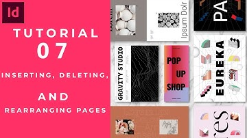 Inserting, Deleting, and Rearranging Pages Adobe Indesign tutorial for beginners| Easy way to learn