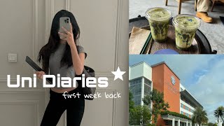 UNIVERSITY DIARIES ★ first week of uni, president of student government association, senior @ AUPP