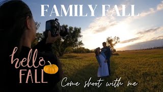 Fall Family Photo Session Behind the Scenes #fallphotoshoot #familyphotoshoot
