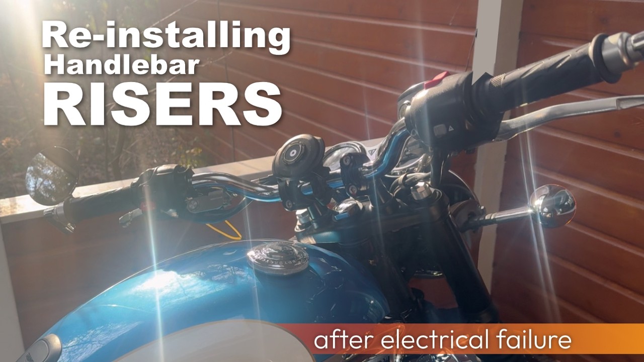 Installing handlebar risers - after having learned my lesson - YouTube