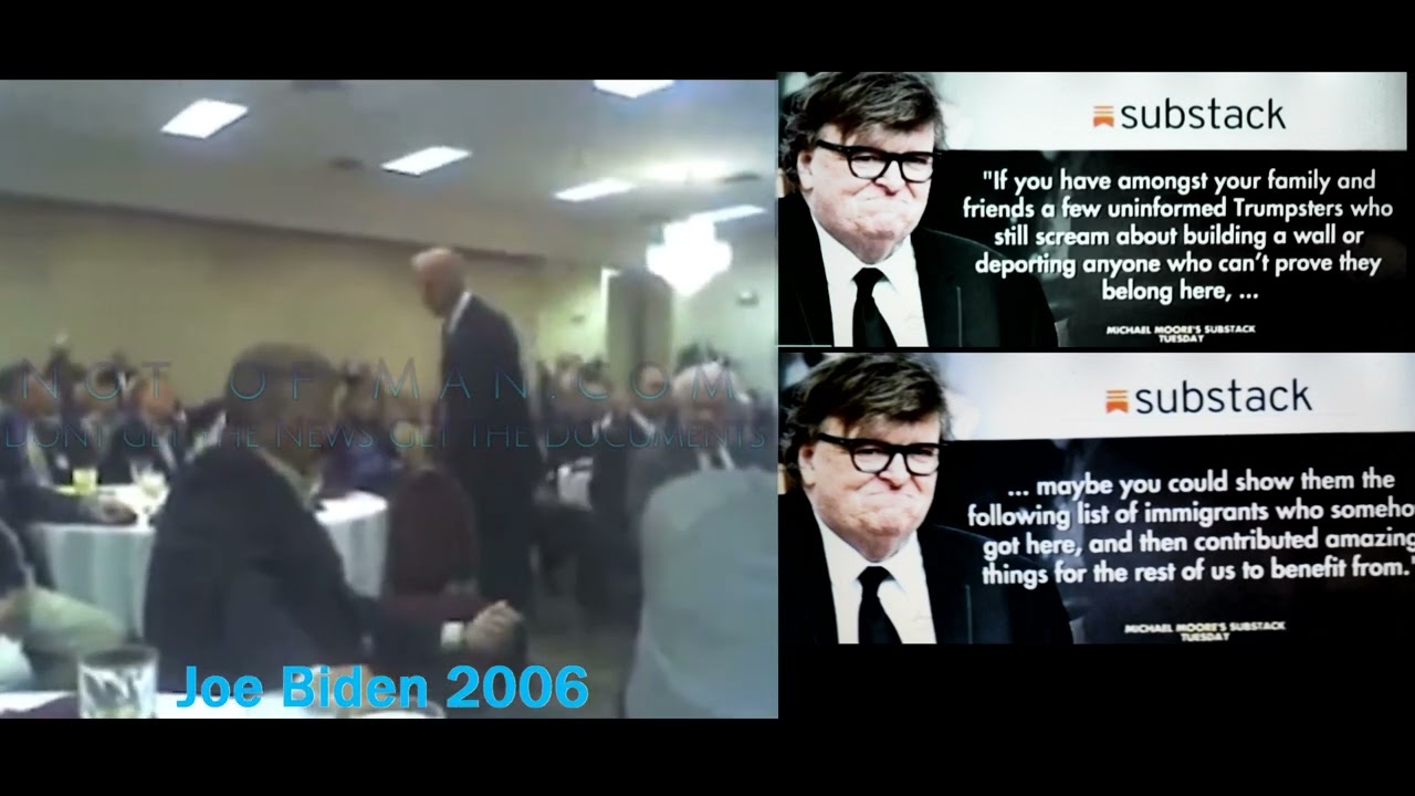 Build The Wall Get Rid of immigrants  - Joe Biden 2006 