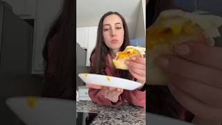 I love runny eggs #eggs #runnyeggs #yolk #sourdough #lunch