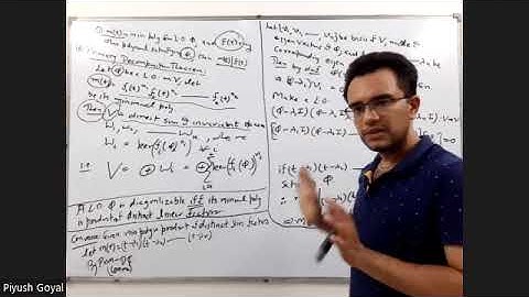 theorems on DIAGONALIZABLE OPERATORS  LECTURE 6