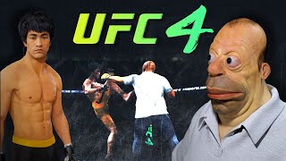 Bruce Lee vs. Old Homer Simpson (EA sports UFC 4)