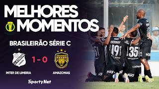 INTER DE LIMEIRA VENCE O AMAZONAS E ASSUME A LIDERANÇA DA SÉRIE C | Brasileirão Série C 2026