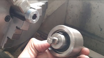 Make a simple rotary broaching tool for a lathe
