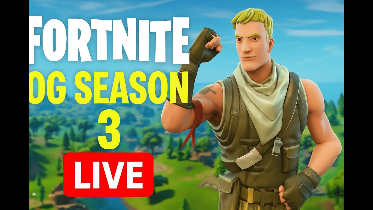Fortnite OG season 3 streaming live PS5 - YouTube