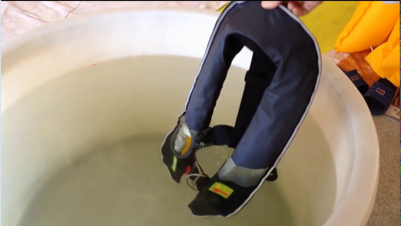 Inflator Life Testing Eyson Inflation Test for 150N Auto Inflatable Life Jacket - YouTube