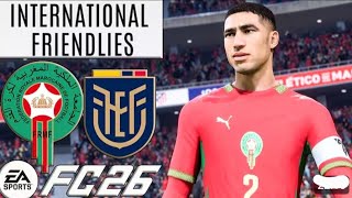 Maroc vs Équateur | Match Amical | 27 Mars 2026 | FC 26 