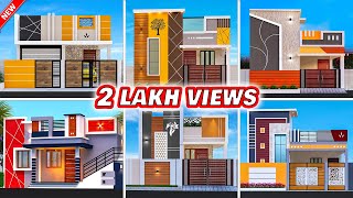 Top 25 Small House Front Elevation Designs For Single Floor Houses Village Ground Floor Home Idea