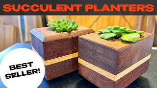 How to Make Wooden Succulent Planters