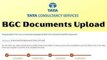TCS BGC Documents Upload | How to Upload BGC Documents in TCS | TCS Background Check