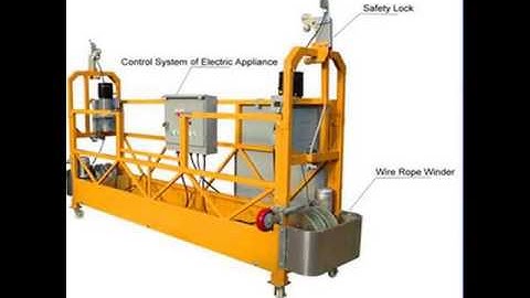 800kg Suspended Scaffolding Characteristics