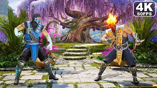 Mortal Kombat 1 Deadly Alliance Sub Zero Skin Vs Deadly Alliance Scorpion Skin Gameplay MK1