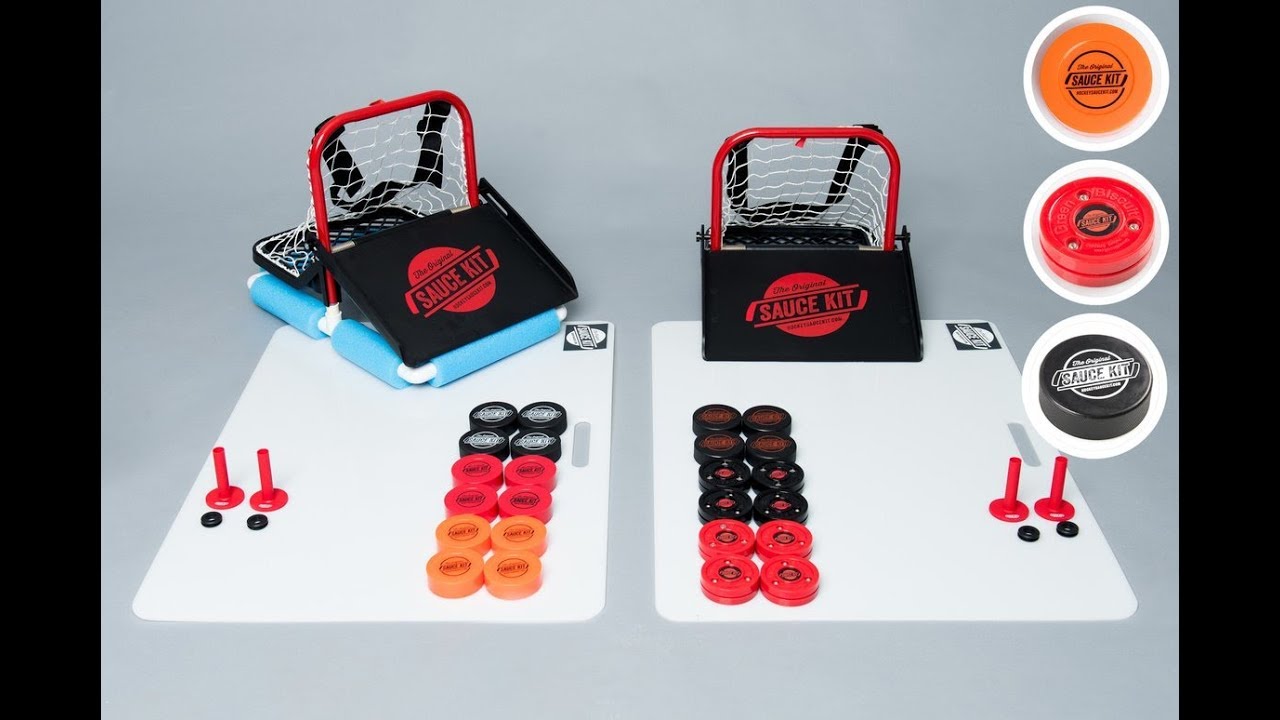 Intense game of hockey Saucer King🏒🥅 YouTube