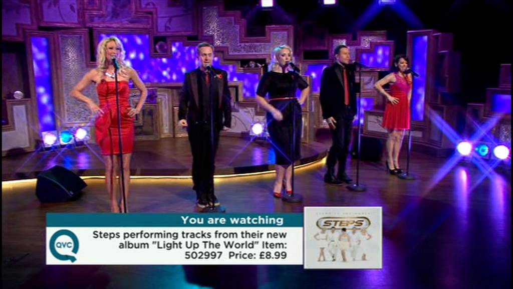 Steps singing it maybe winter outside on QVC uk 07.11.12