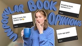 reacting to unpopular book opinions