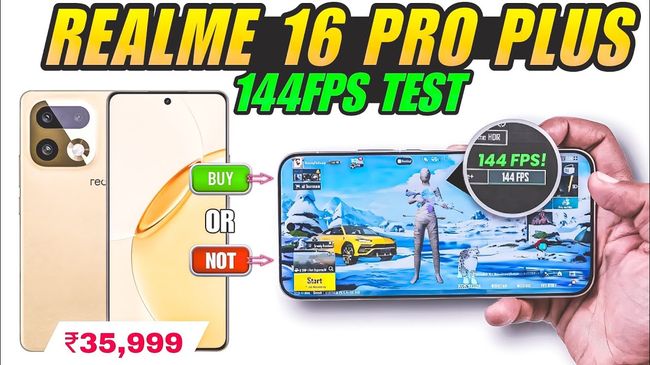 🔥Realme 16 Pro Plus BGMI Stress Test | Heating & FPS Check