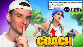 ALVI hat sich einen FORTNITE COACH bestellt und gibt sich als ANFÄNGER aus!