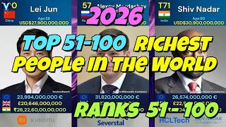 【TOP 51-100】 2026 Richest People in the World