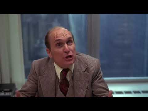 Network 1976 Directed by Sidney Lumet  Howard beale is a hit scene